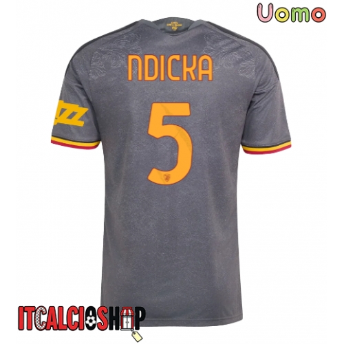 AS Roma Evan Ndicka #5 Terza Maglia 2026-27 Manica Corta